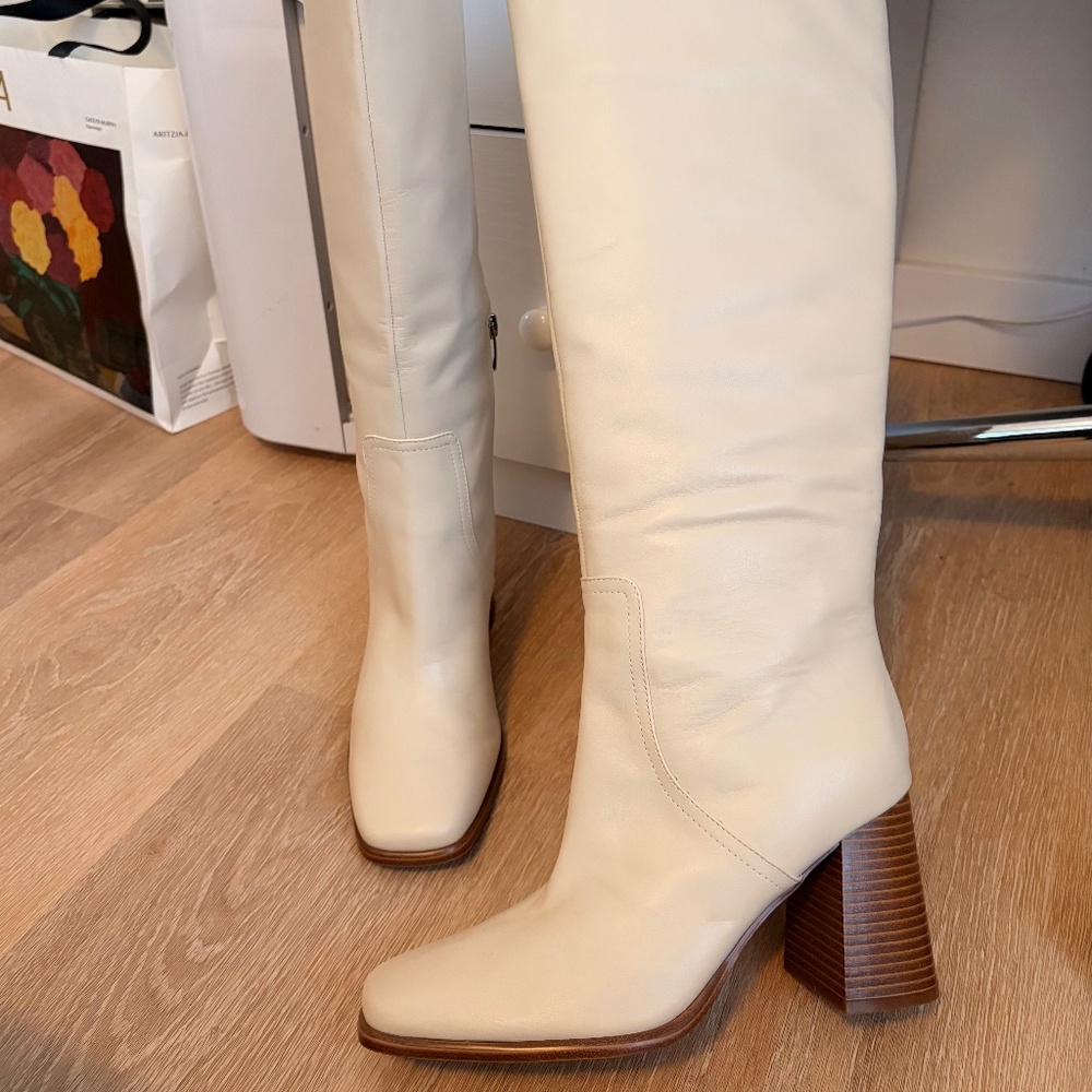New Marc Fischer Dacea Tapered Block Heel Boot - Never Worn